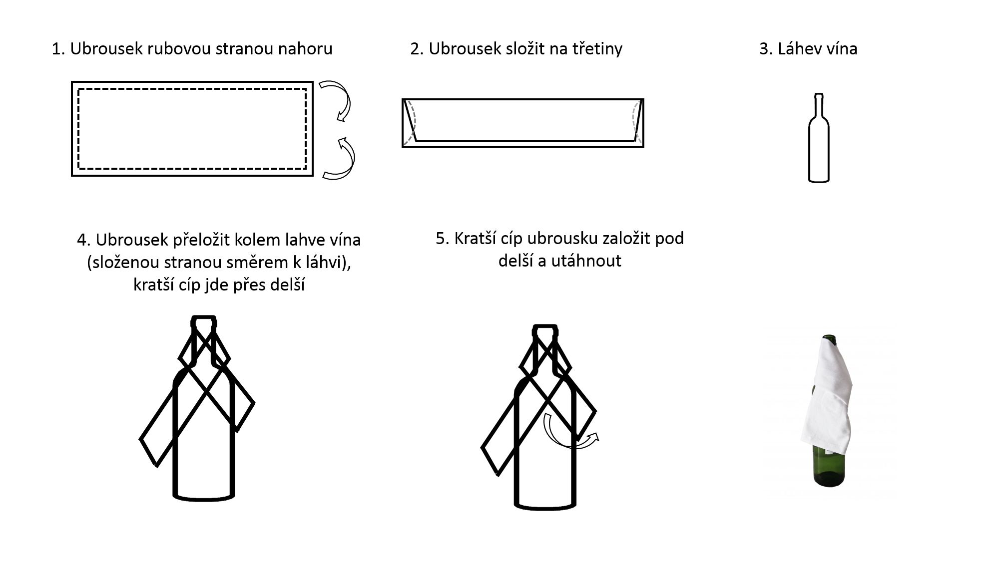 Vine bottle folding